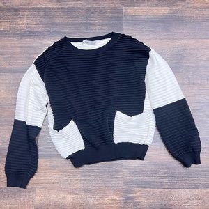 Black and white Asos sweater size 4/s
